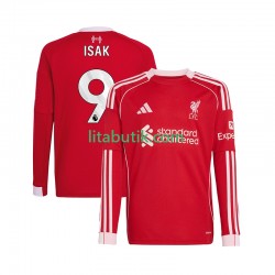 Liverpool ISAK 9 Män Hemma Fotbollströja 2025-2026 Långärmad