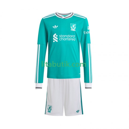 Liverpool Barn Tredje Fotbollströja 2025-2026 Långärmad