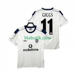 Manchester United GIGGS 11 2000 2001 Retro Män Borta Fotbollströja Kortärmad
