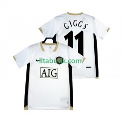Manchester United GIGGS 11 -2007 Retro Män Borta Fotbollströja 2006 Kortärmad