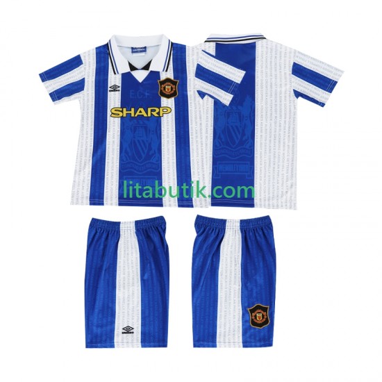 Manchester United 1994 1996 Retro Barn Tredje Fotbollströja Kortärmad