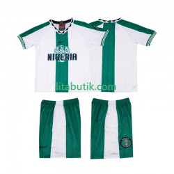 Nigeria 1996 Retro Barn Borta Fotbollströja Kortärmad