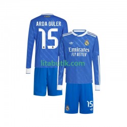 Real Madrid Arda Guler 15 Barn Tredje Fotbollströja 2025-2026 Långärmad Real Madrid Arda Guler 15 Barn Tredje Fotbollströja 2025-2026 Långärmad