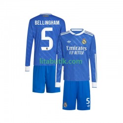 Real Madrid Jude Bellingham 5 Barn Tredje Fotbollströja 2025-2026 Långärmad