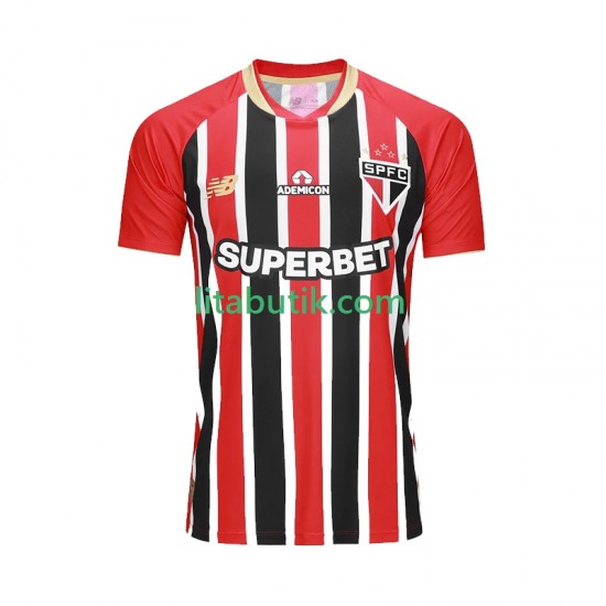 São Paulo Män Borta Fotbollströja 2025-2026 Kortärmad