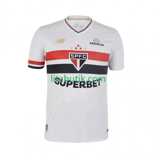 São Paulo Män Hemma Fotbollströja 2025-2026 Kortärmad