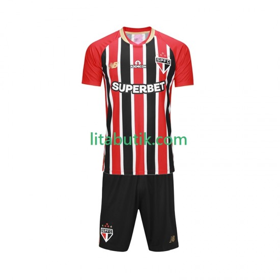 São Paulo Barn Borta Fotbollströja 2025-2026 Kortärmad