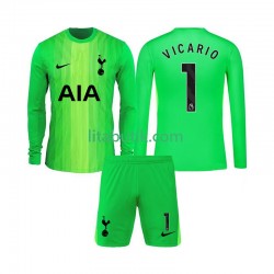Tottenham Hotspur Guglielmo Vicario 1 Målvakt Barn Hemma Fotbollströja 2025-2026 Långärmad