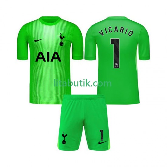 Tottenham Hotspur Guglielmo Vicario 1 Målvakt Barn Hemma Fotbollströja 2025-2026 Kortärmad
