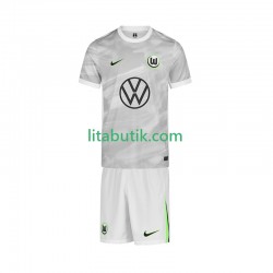 VfL Wolfsburg Barn Borta Fotbollströja 2025-2026 Kortärmad