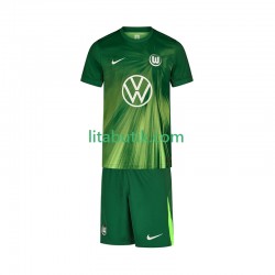 VfL Wolfsburg Barn Hemma Fotbollströja 2025-2026 Kortärmad