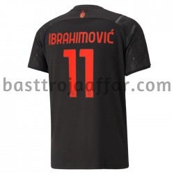 AC Milan Ibrahimović 11 Tredje Fotbollströja 2021-2022 Kortärmad
