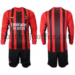 AC Milan Barn Hemma Fotbollströja 2021-2022 Långärmad