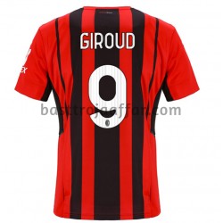 AC Milan Olivier Giroud 9 Hemma Fotbollströja 2021-2022 Kortärmad