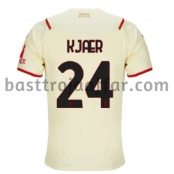 AC Milan Simon Kjaer 24 Borta Fotbollströja 2021-2022 Kortärmad AC Milan Simon Kjaer 24 Borta Fotbollströja 2021-2022 Kortärmad