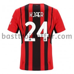 AC Milan Simon Kjaer 24 Hemma Fotbollströja 2021-2022 Kortärmad AC Milan Simon Kjaer 24 Hemma Fotbollströja 2021-2022 Kortärmad