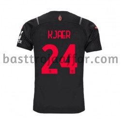 AC Milan Simon Kjaer 24 Tredje Fotbollströja 2021-2022 Kortärmad AC Milan Simon Kjaer 24 Tredje Fotbollströja 2021-2022 Kortärmad