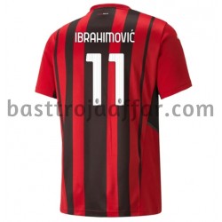 AC Milan Zlatan Ibrahimović 11 Hemma Fotbollströja 2021-2022 Kortärmad