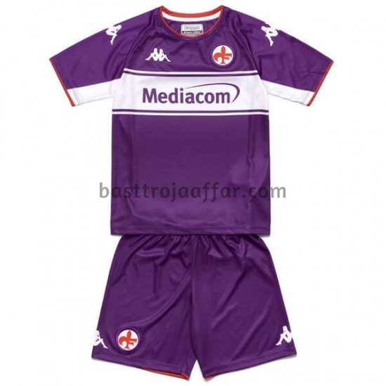ACF Fiorentina Barn Hemma Fotbollströja 2021-2022 Kortärmad