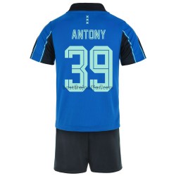 AFC Ajax Antony 39 Barn Borta Fotbollströja 2021-2022 Kortärmad AFC Ajax Antony 39 Barn Borta Fotbollströja 2021-2022 Kortärmad