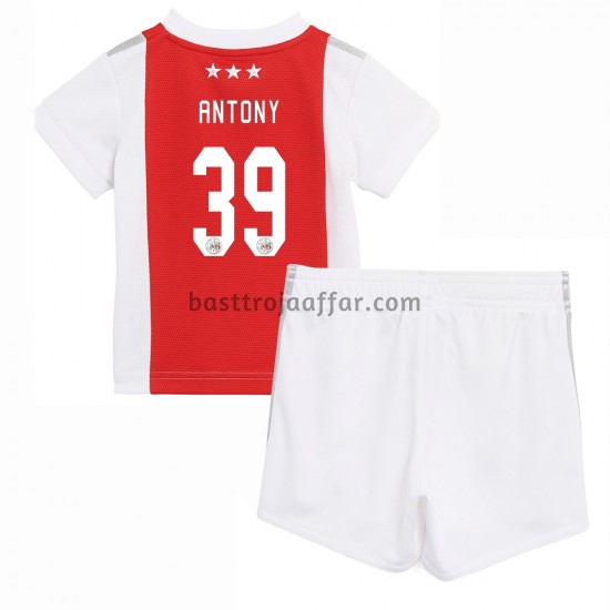 AFC Ajax Antony 39 Barn Hemma Fotbollströja 2021-2022 Kortärmad