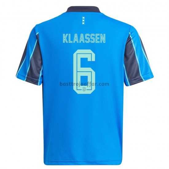 AFC Ajax Davy Klaassen 6 Borta Fotbollströja 2021-2022 Kortärmad