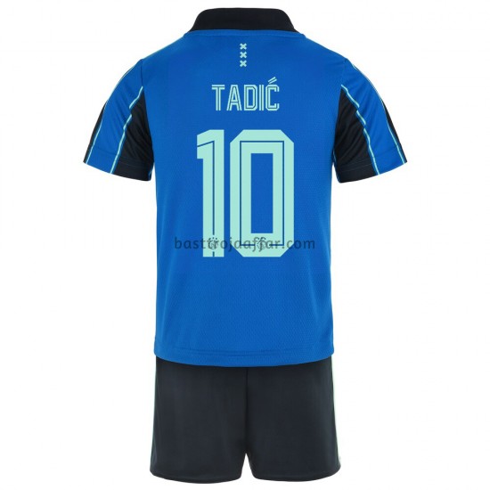 AFC Ajax Dušan Tadić 10 Barn Borta Fotbollströja 2021-2022 Kortärmad