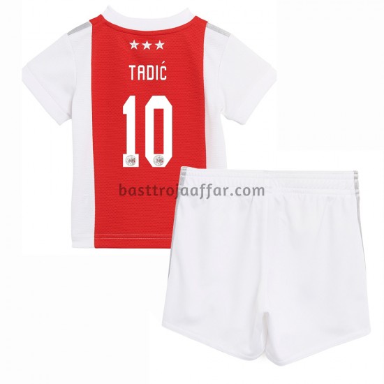 AFC Ajax Dušan Tadić 10 Barn Hemma Fotbollströja 2021-2022 Kortärmad