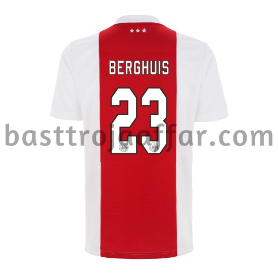 AFC Ajax Steven Berghuis 23 Hemma Fotbollströja 2021-2022 Kortärmad