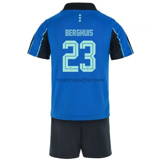 AFC Ajax Steven Berghuis 23 Barn Borta Fotbollströja 2021-2022 Kortärmad
