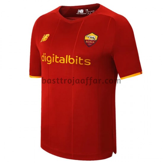 AS Roma Hemma Fotbollströja 2021-2022 Kortärmad