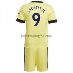 Arsenal Alexandre Lacazette 9 Barn Borta Fotbollströja 2021-2022 Kortärmad
