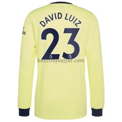 Arsenal David Luiz 23 Borta Fotbollströja 2021-2022 Långärmad