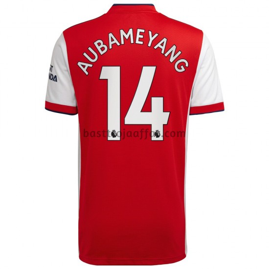 Arsenal Pierre-Emerick Aubameyang 14 Hemma Fotbollströja 2021-2022 Kortärmad