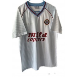 Aston Villa Retro Borta Fotbollströja 1988 Kortärmad Aston Villa Retro Borta Fotbollströja 1988 Kortärmad