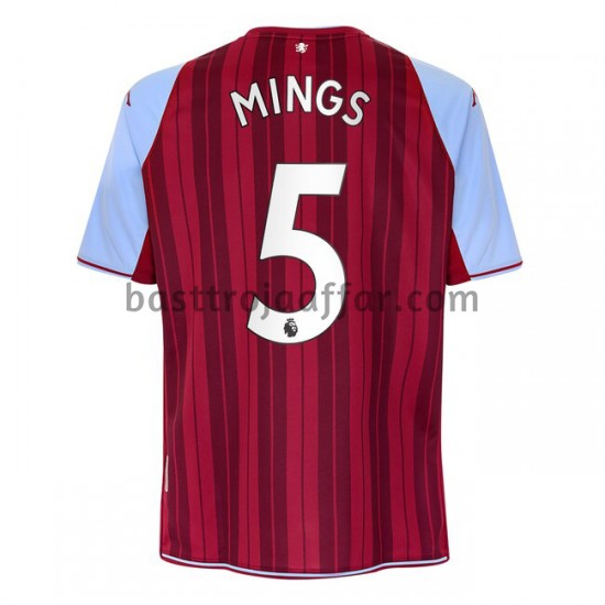 Aston Villa Tyrone Mings 5 Hemma Fotbollströja 2021-2022 Kortärmad