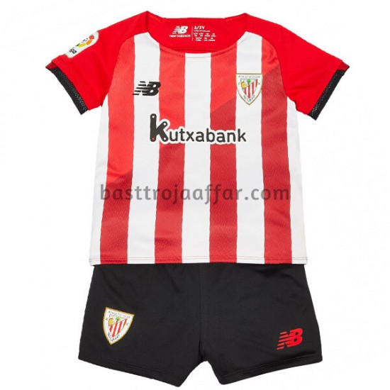 Athletic Bilbao Barn Hemma Fotbollströja 2021-2022 Kortärmad