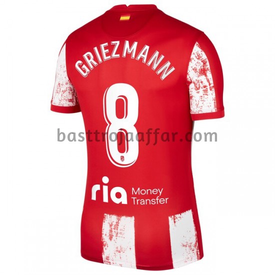 Atlético Madrid Antoine Griezmann 8 Hemma Fotbollströja 2021-2022 Kortärmad