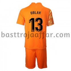 Atlético Madrid Målvakt Jan Oblak 13 Barn Hemma Fotbollströja 2021-2022 Kortärmad Atlético Madrid Målvakt Jan Oblak 13 Barn Hemma Fotbollströja 2021-2022 Kortärmad