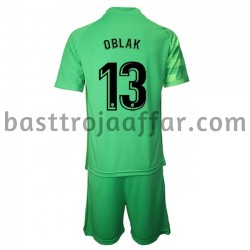 Atlético Madrid Målvakt Jan Oblak 13 Barn Tredje Fotbollströja 2021-2022 Kortärmad Atlético Madrid Målvakt Jan Oblak 13 Barn Tredje Fotbollströja 2021-2022 Kortärmad