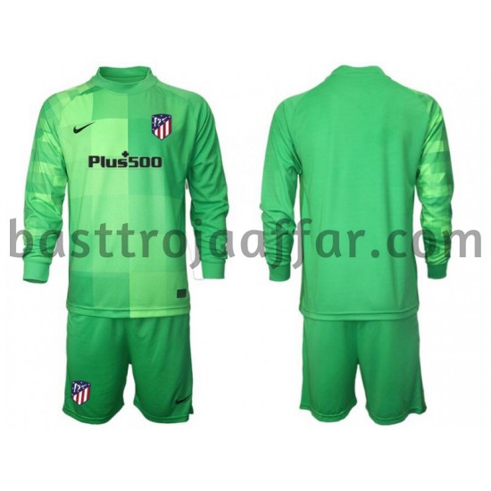 Atlético Madrid Målvakt Barn Tredje Fotbollströja 2021-2022 Långärmad