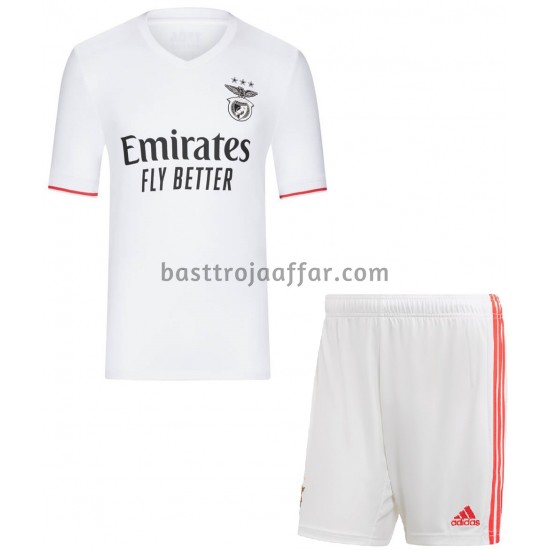Benfica Barn Borta Fotbollströja 2021-2022 Kortärmad