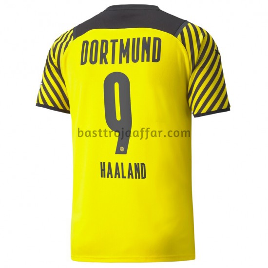 Borussia Dortmund Erling Haaland 9 Hemma Fotbollströja 2021-2022 Kortärmad
