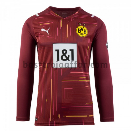 Borussia Dortmund Målvakt Fotbollströja M001 2021-2022 Långärmad