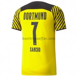 Borussia Dortmund Jadon Sancho 7 Hemma Fotbollströja 2021-2022 Kortärmad