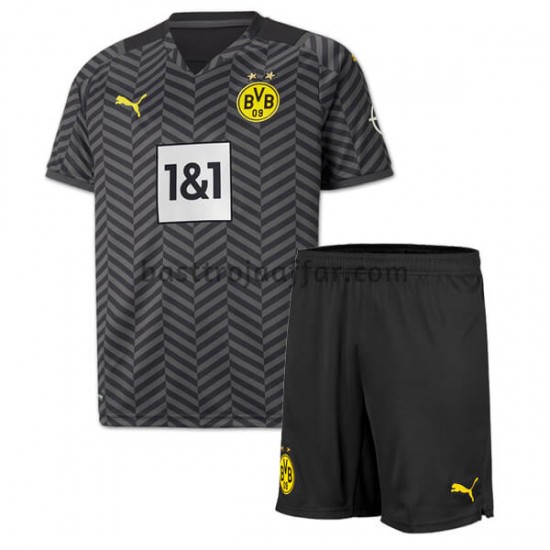 Borussia Dortmund Barn Borta Fotbollströja 2021-2022 Kortärmad
