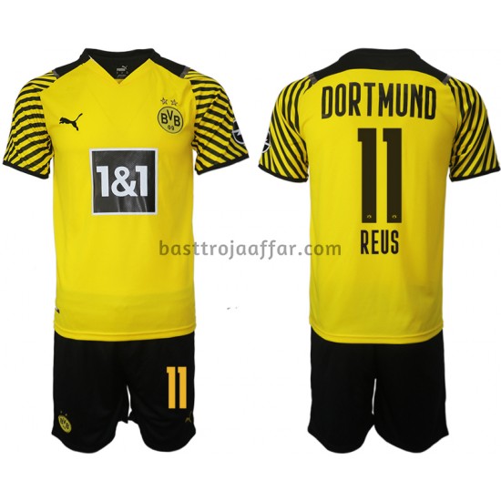 Borussia Dortmund Marco Reus 11 Barn Hemma Fotbollströja 2021-2022 Kortärmad
