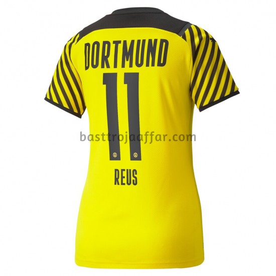 Borussia Dortmund Marco Reus 11 Dam Hemma Fotbollströja 2021-2022 Kortärmad
