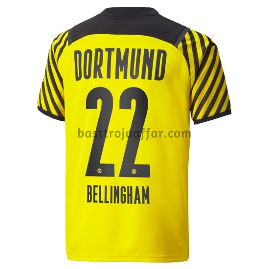 Borussia Dortmund ude Bellingham 22 Hemma Fotbollströja 2021-2022 Kortärmad