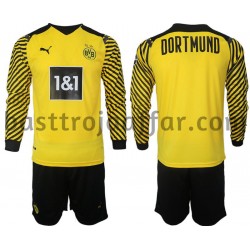 Borussia Dortmund Barn Hemma Fotbollströja 2021-2022 Långärmad Borussia Dortmund Barn Hemma Fotbollströja 2021-2022 Långärmad